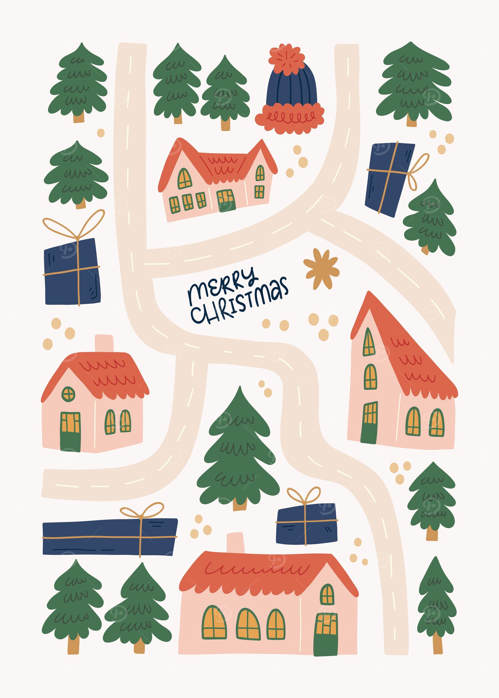 Meery Christmas poster