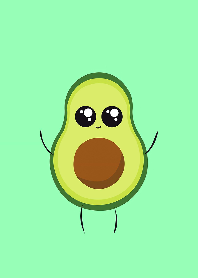 avocado cute baby