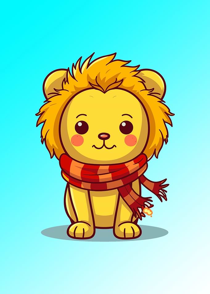 cute lion
