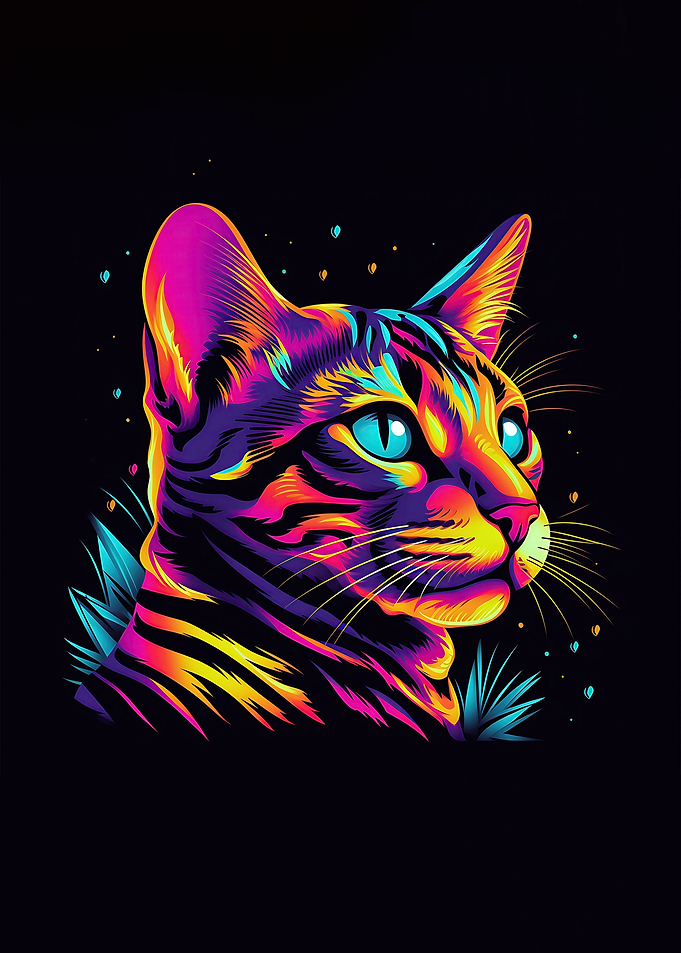 Cat ART funny