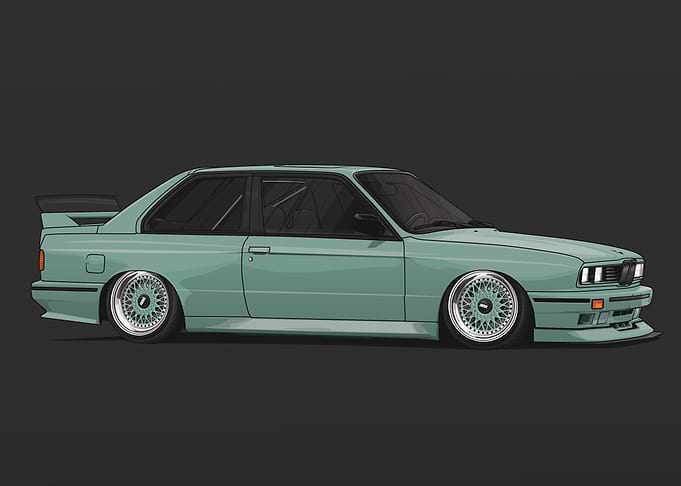 BMW E30 M3 Taifun Bagged