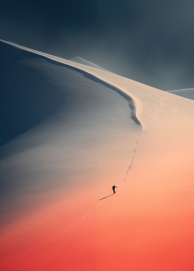 Alpenglow Descent