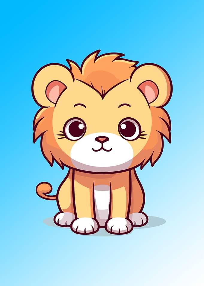 cute lion