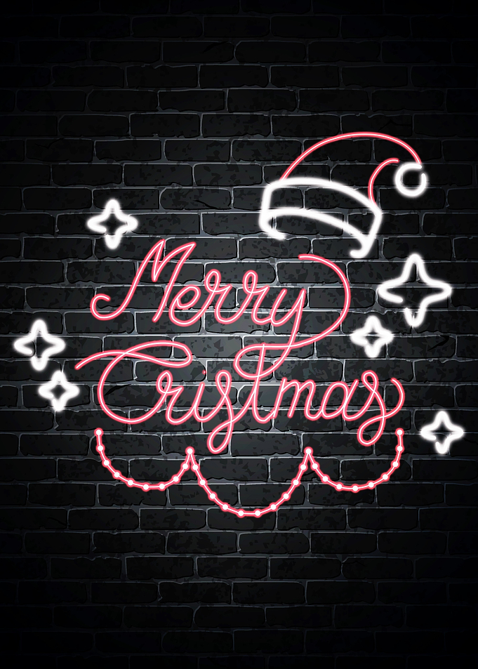 Merry Christmas neon
