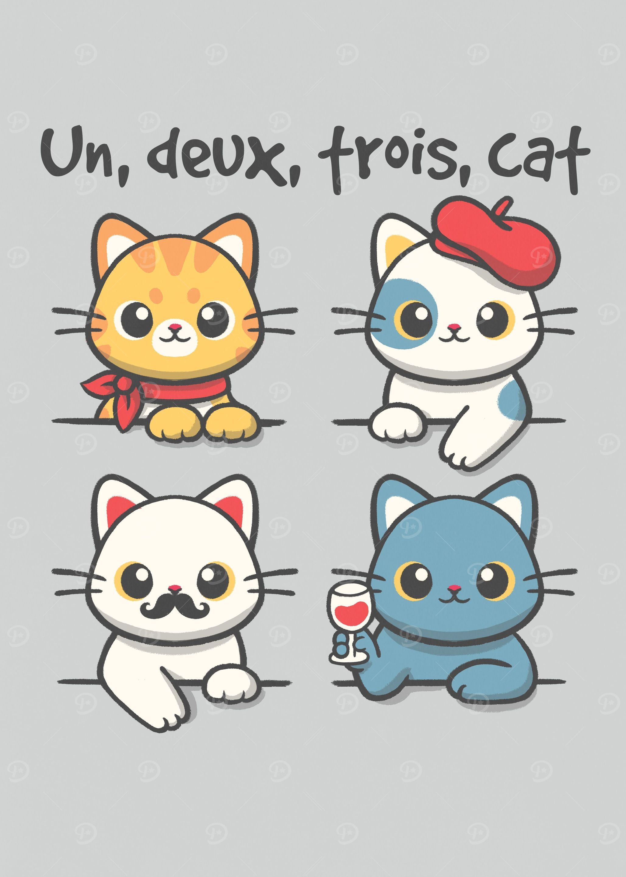 Un deux trois cat