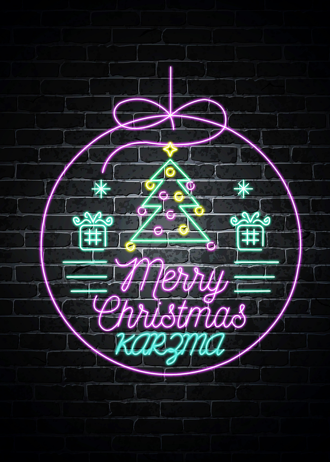 Merry Christmas neon