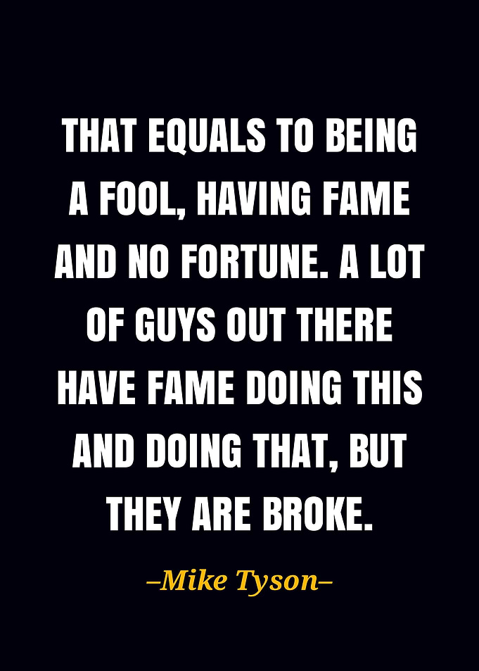 Mike Tyson quote