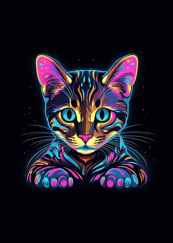 Cat ART funny