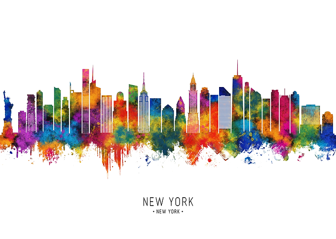 New York USA Skyline
