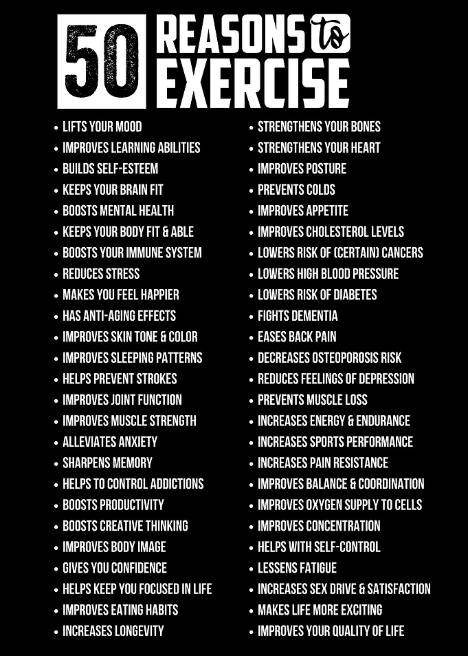 50 Reasons to Workout