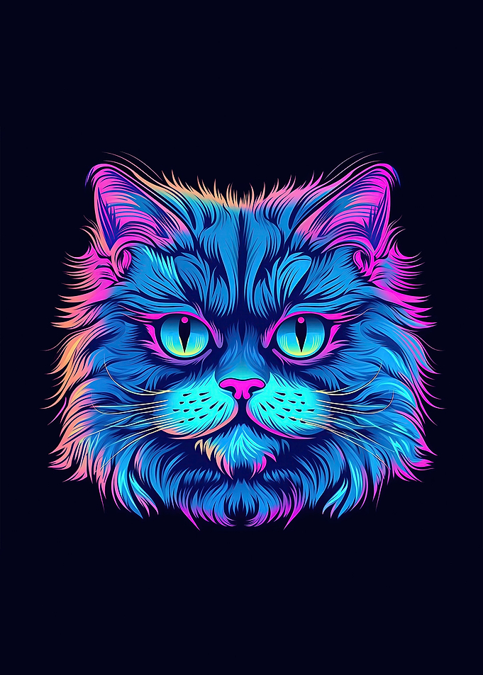 Cat ART funny