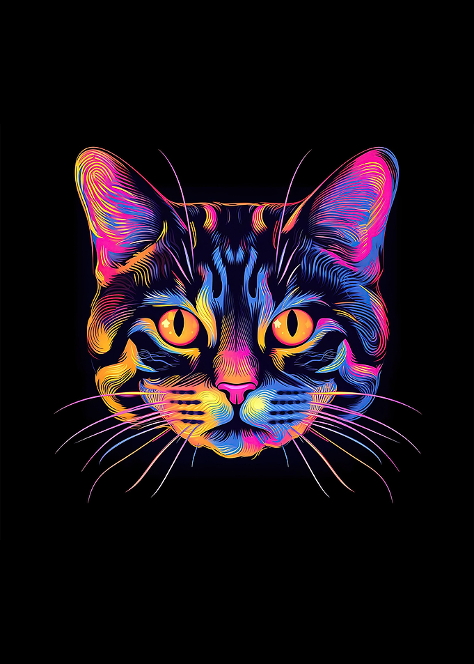 Cat ART funny