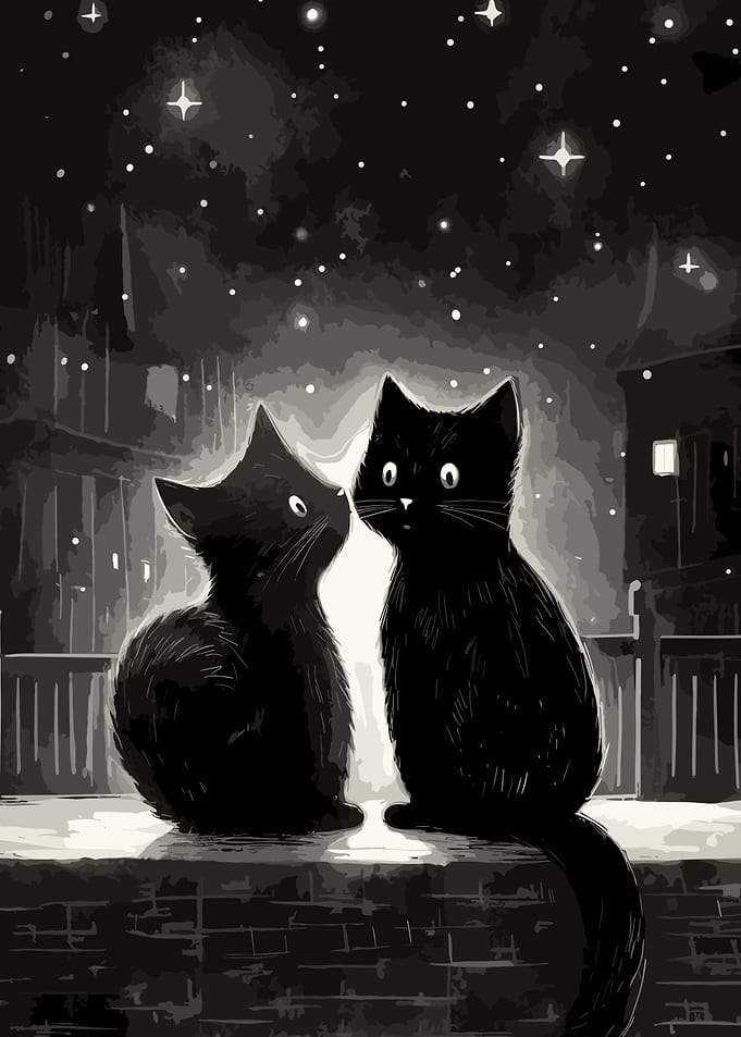 Black And White Cats