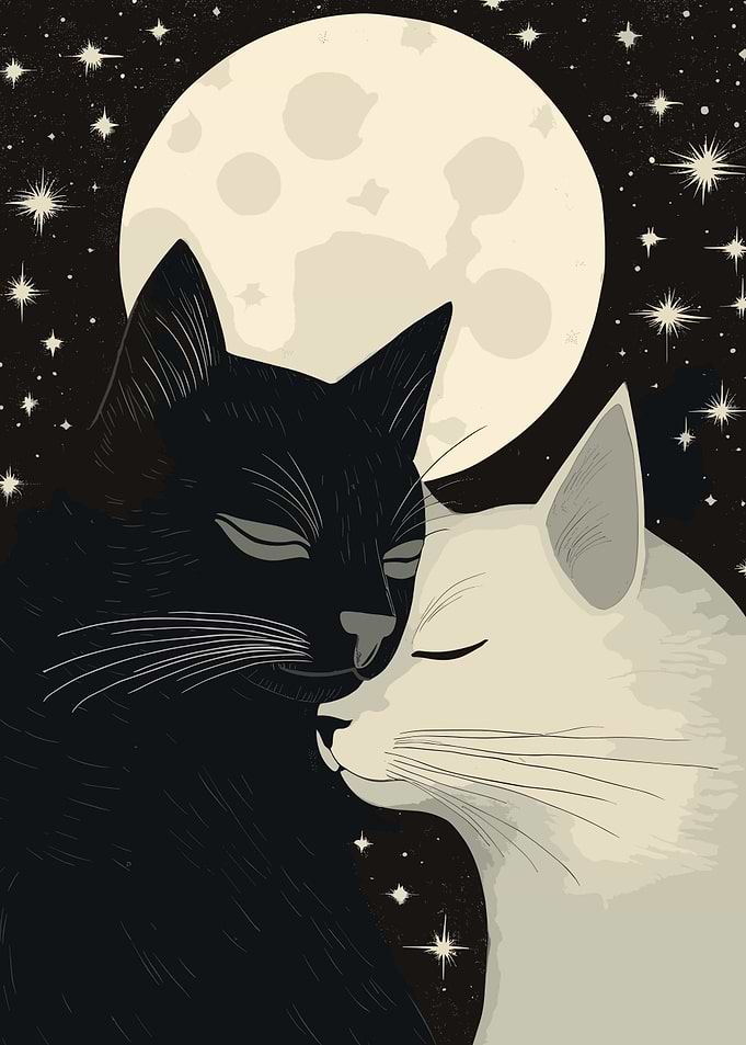 Black And White Cats