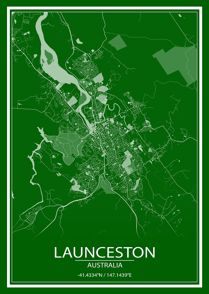 Launceston AUS Green Map