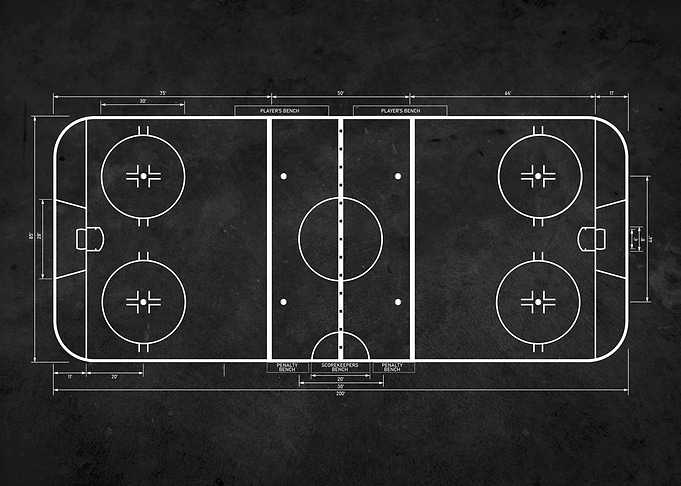 Ice Hockey Rink Diagram