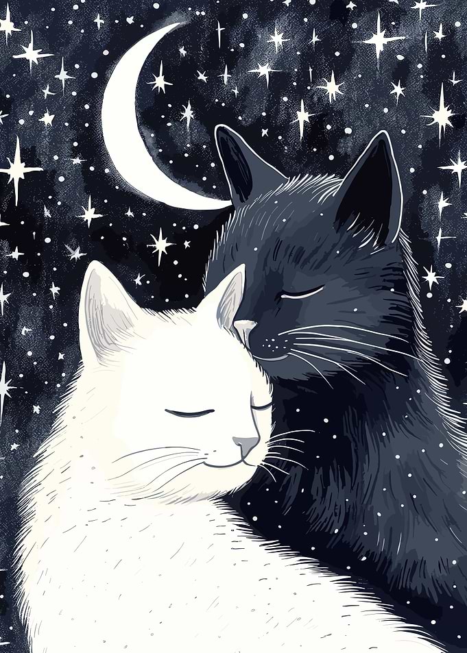 Black And White Cats