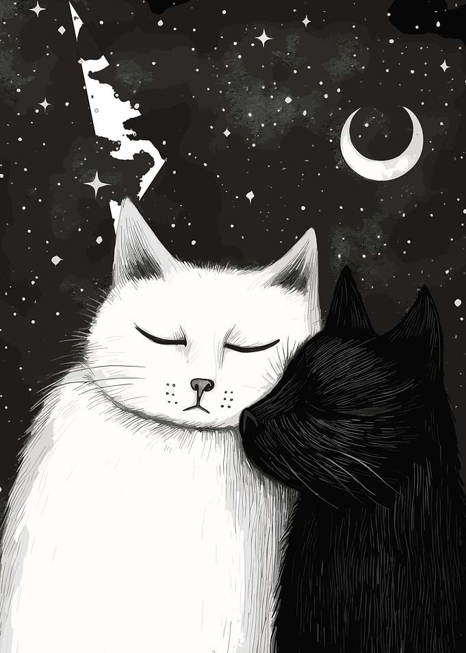 Black And White Cats