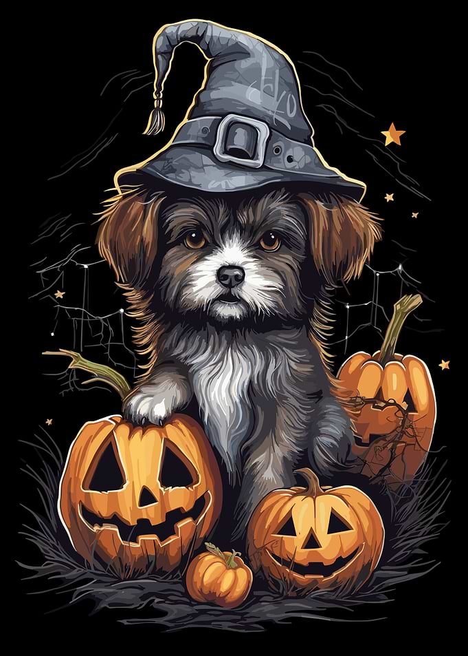 Cute Dog Halloween