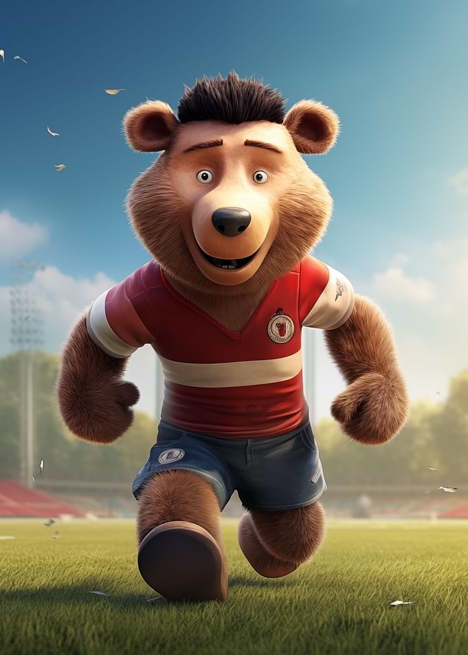 Bear Footballer