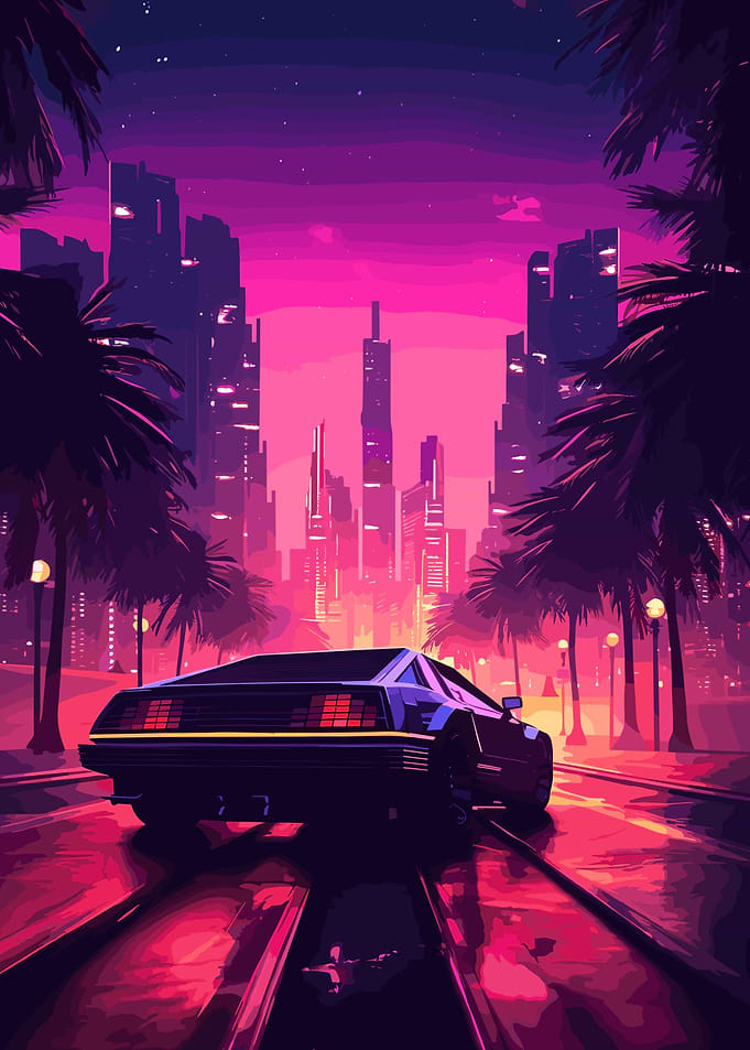 Sunset Streer Art