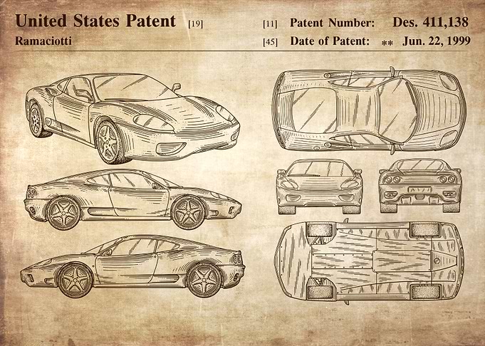 Sport car patent