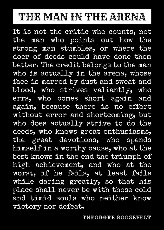 The Man in the Arena