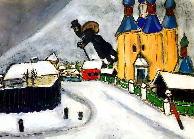 Marc Chagall Over Vitebsk