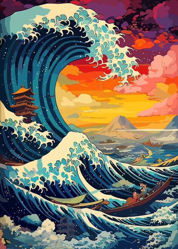 ocean wave aesthetic