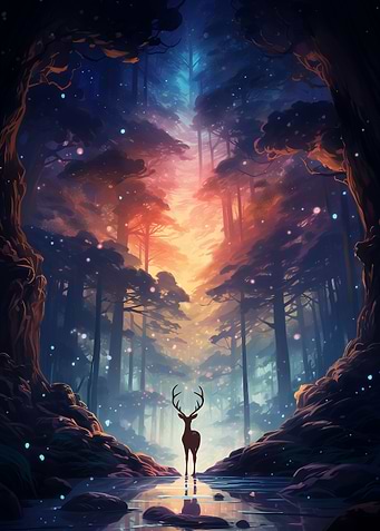 Wildlife in Space Deer