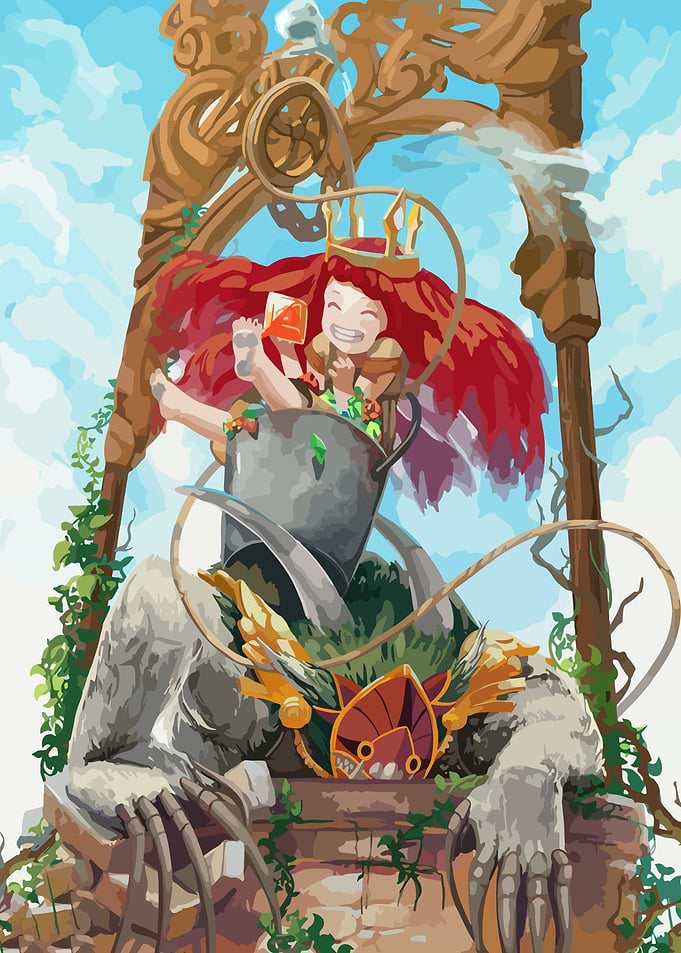 red haired child