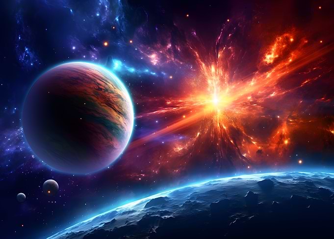 Abstract Space Landscape
