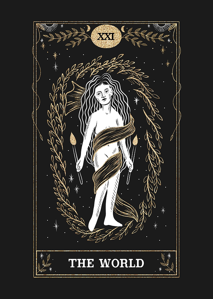 The World Tarot Card