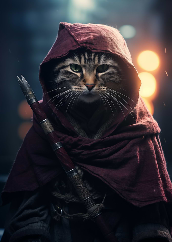Assasins Creed Ninja Cat