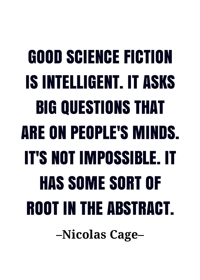Nicolas Cage quote