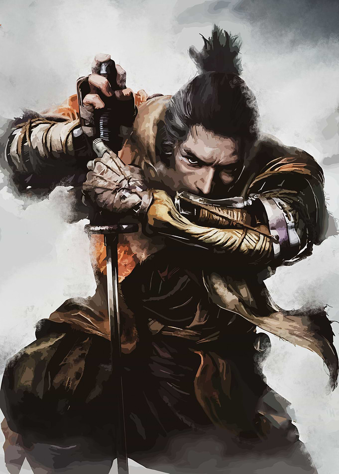 Sekiro the wolf samurai