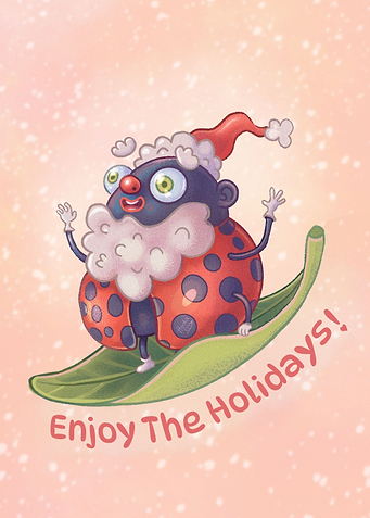 Santa Ladybug or Ladybird