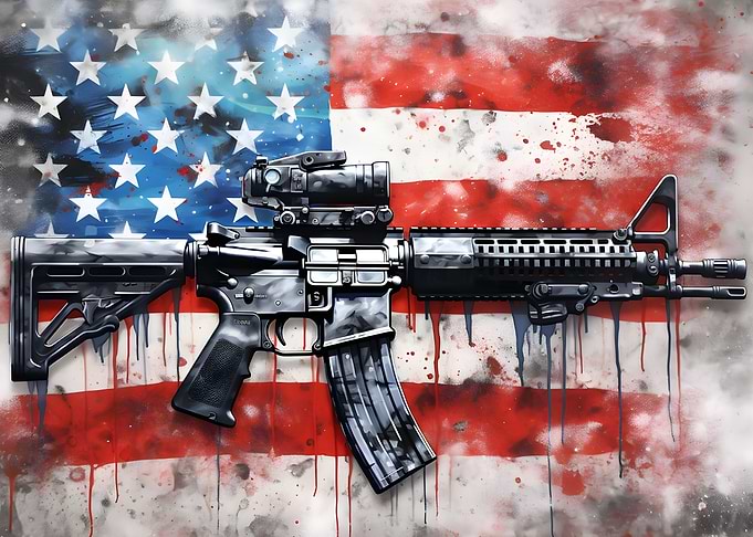 USA Rifle Gun Rights