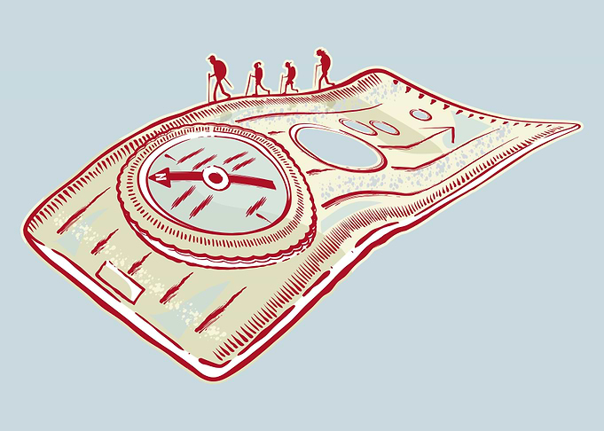 Hiking compass