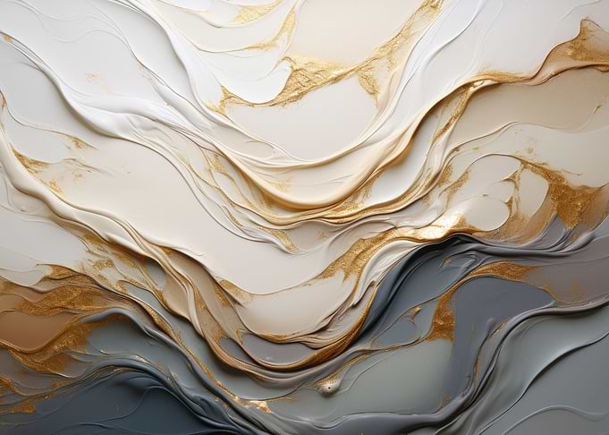 Abstract White and Grey