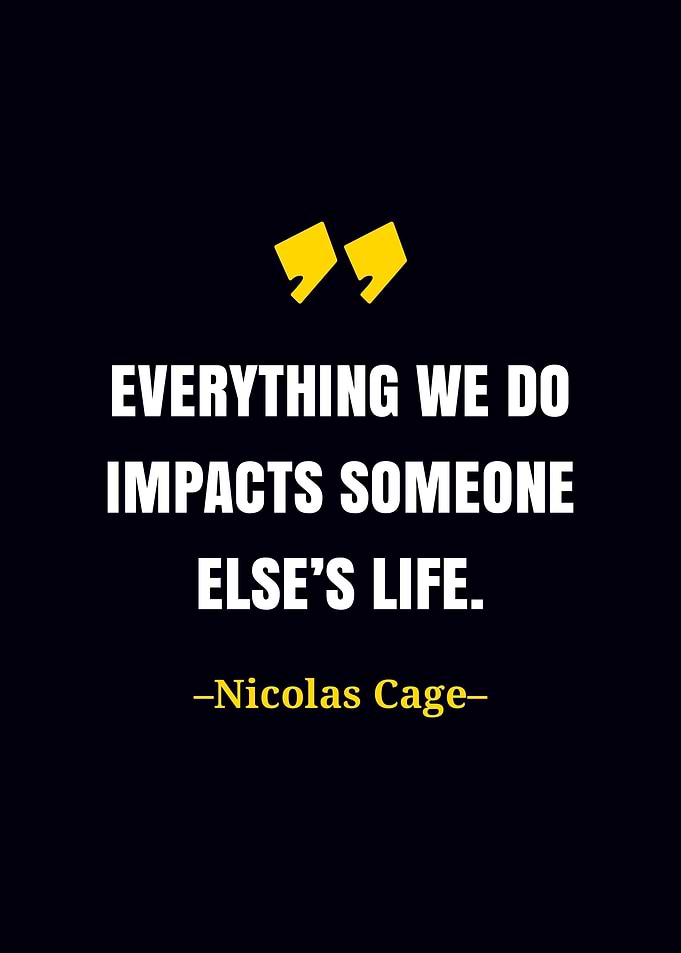 Nicolas Cage quote