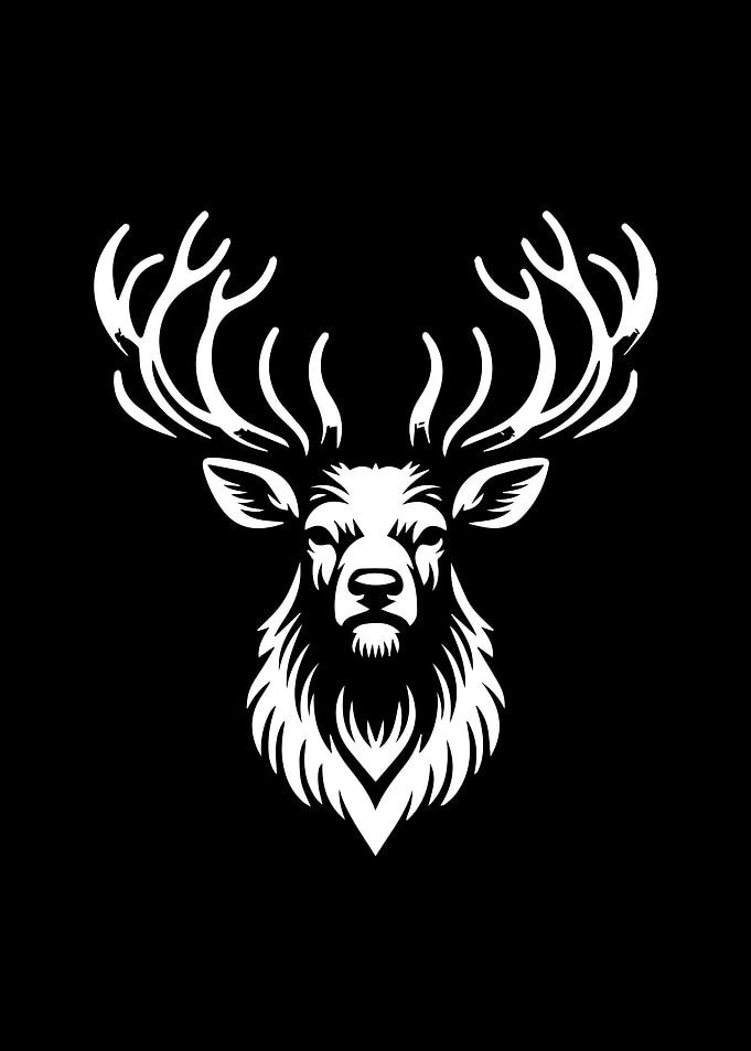 Deer Stencil Design