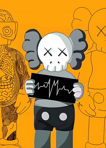 Kaws Art Graffiti Street
