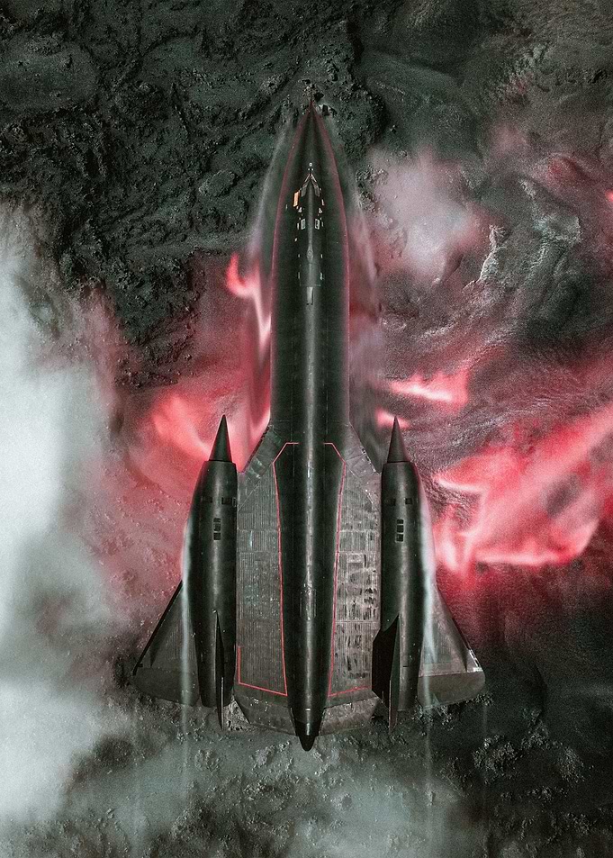 jet plane Blackbird SR-71