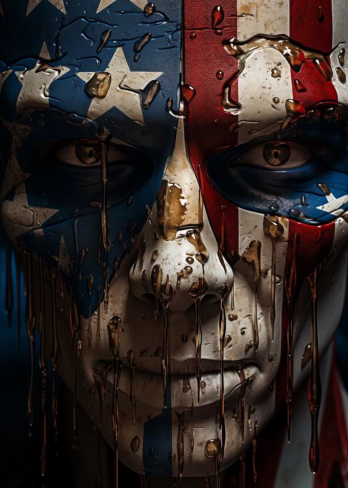 patriotism man face