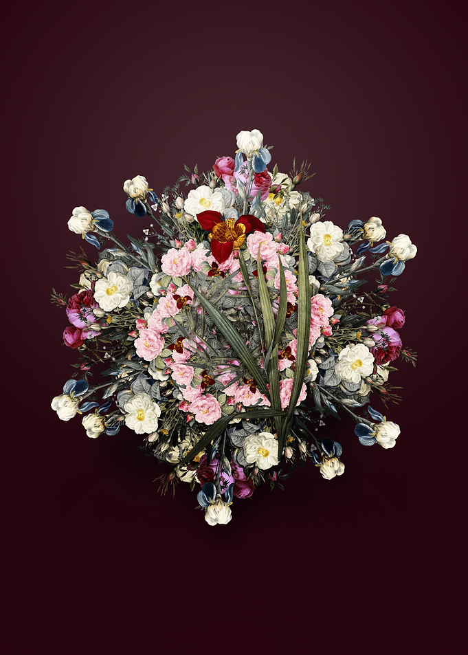 Tiger Flower Wreath