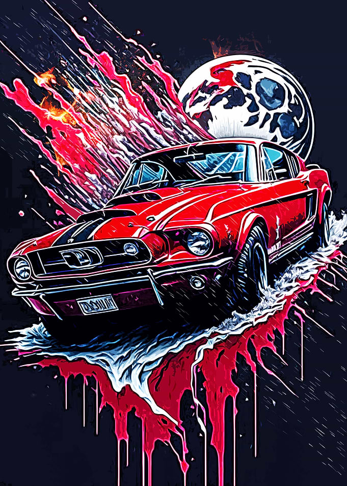 the blood car on game
