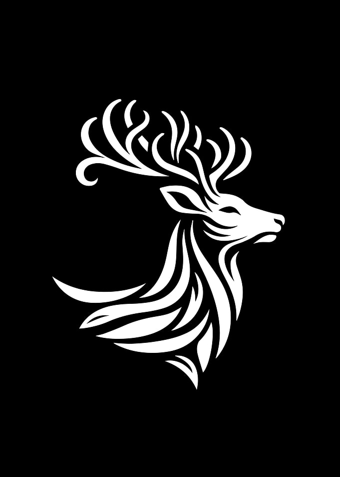 Deer Stencil Design