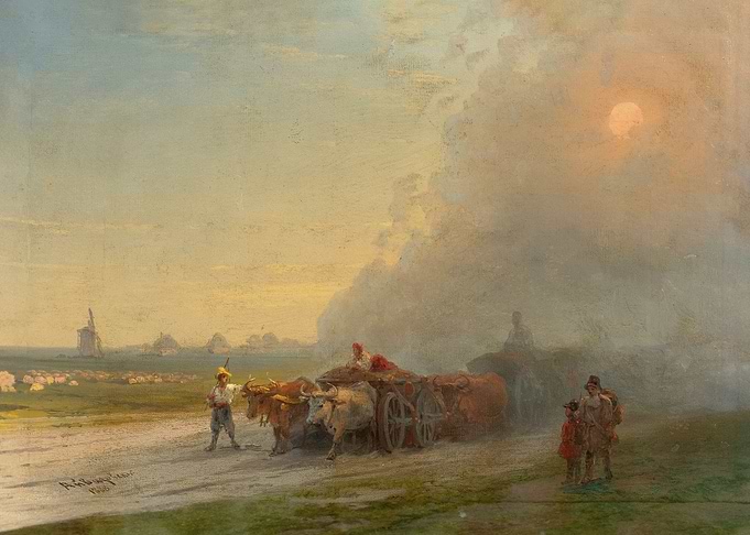 Ox carts