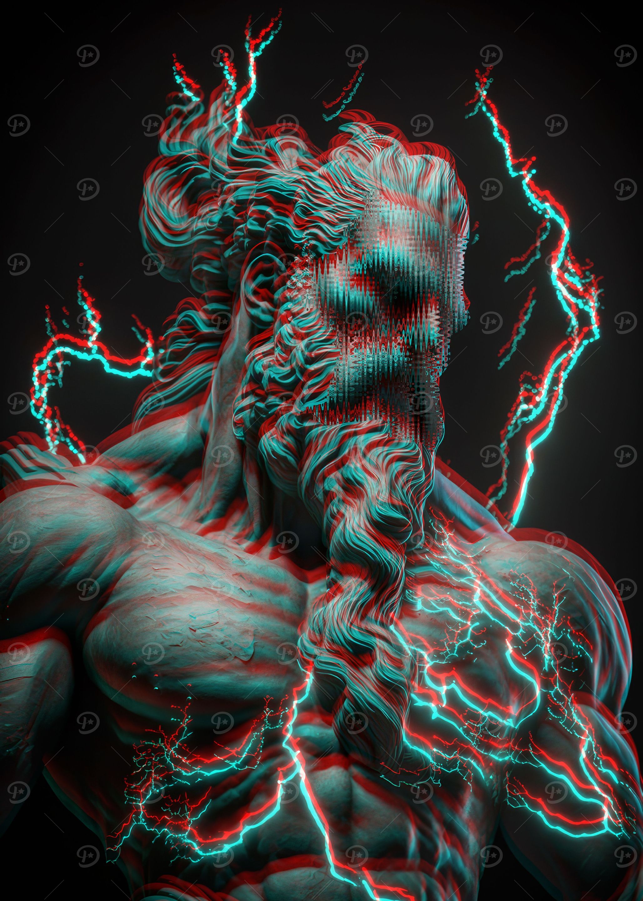 ZEUS GLITCH ART
